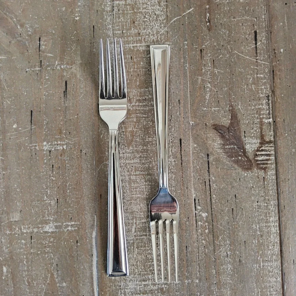 Gorham Marabella Dinner Fork 4 Piece Set Stainless Steel 18/8  Flatware MCM